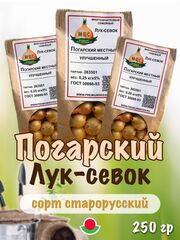 Лук-севок семейный Погарский местный улучшенный, 250 гр