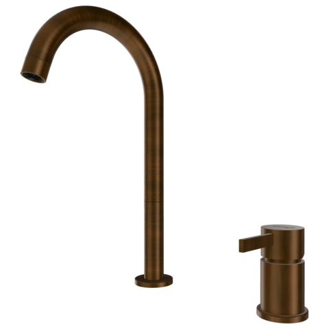 Remer MC57LBR Смеситель для раковины Remer Metrica MC57LBR, бронза масляная