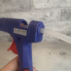 Термопистолет клеевой Белый 