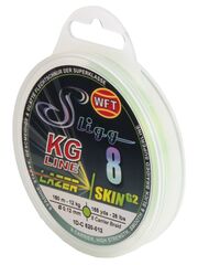 Леска плетёная WFT KG SLIGG LAZER SKIN G2 x8 Chartreuse 150 м, 0.12 мм