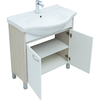 Aquanet 274170 Тумба Донна 80 цв.бел.дуб/белый (Yalaier) (274170)