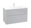Villeroy&Boch  B66000VD Тумба под раковину, Villeroy&Boch, Verity Line, ширина, мм-955, глубина, мм-482, высота, мм-618, тип установки-подвесной, раковина-необходимо заказать, вырез под раковину-один, ящики-2, крепления в комплекте, материал корпуса-