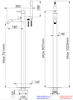 Remer MC08BR Смеситель для ванны Remer Metrica MC08BR, бронза масляная