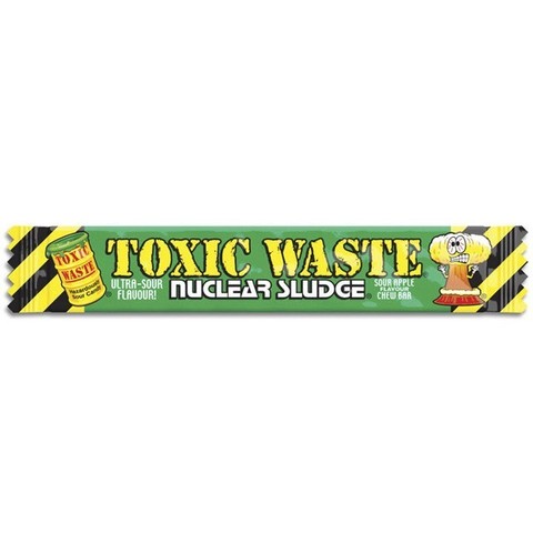 Жевательная конфета Toxic Waste Nuclear sludge со вкусом яблока 20 гр