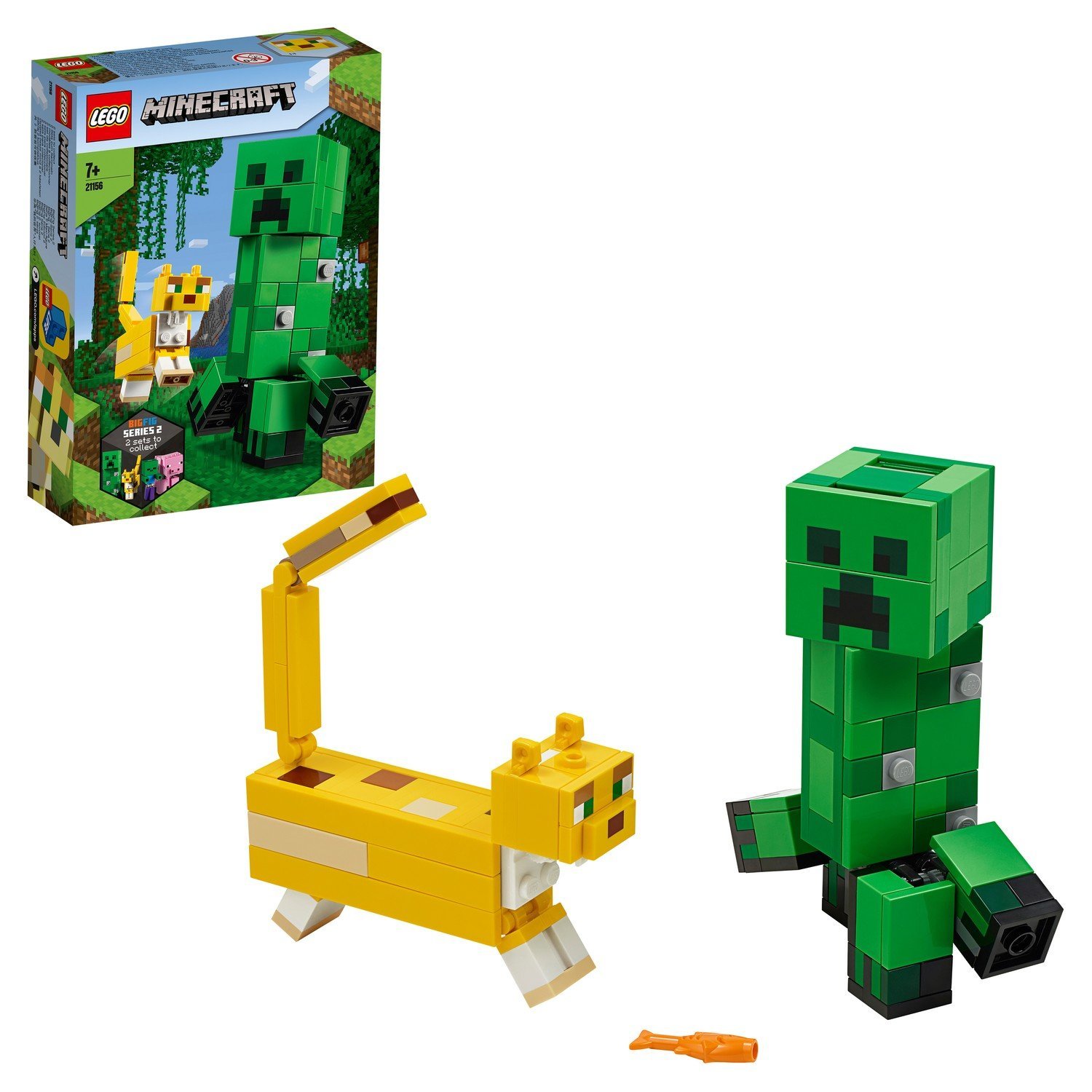 Техноволна - Конструктор LEGO Minecraft 21156 Крипер и Оцелот -  TEHNOVOLNA.RU