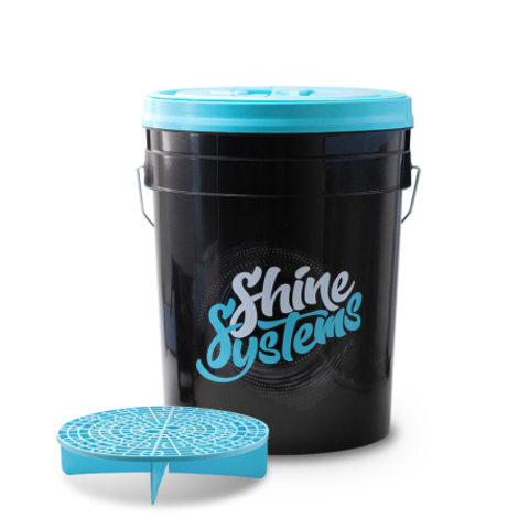 Shine Systems Bucket Set - ведро для мойки автомобиля c крышкой и сепаратором, 20 л