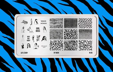 Пластина для стемпинга Go! Stamp 65 By Mary