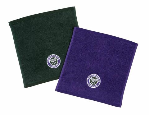 Теннисное полотенце Wimbledon Face - green/purple