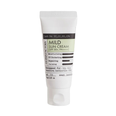 Derma Factory Mild sun cream SPF 50+ PA++++ Мягкий солнцезащитный крем