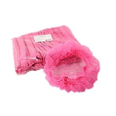 Шапочки одноразовые , цвет розовый 100 шт.