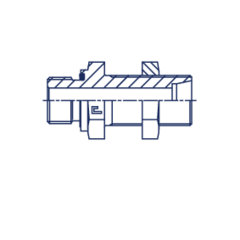Штуцер FDE DL35 BSP 1.1/4" (корпус) CAST