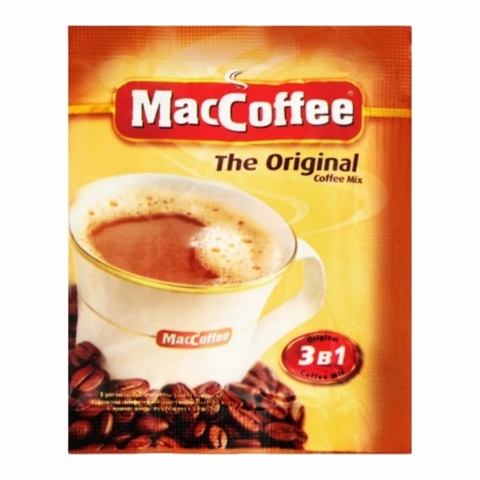 Кофе MacCoffee 3 в 1 Ingrd Toffee 20 г МАЛАЙЗИЯ