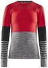 Комплект термобелья Fuseknit Comfort Blocked Серо-красный женский