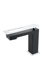 Boheme Q 141-BCR Смеситель для раковины, цвет: чёрный,хром фото