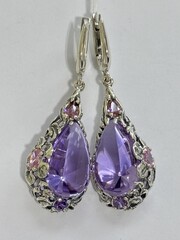 Шардоне (серьги из серебра)