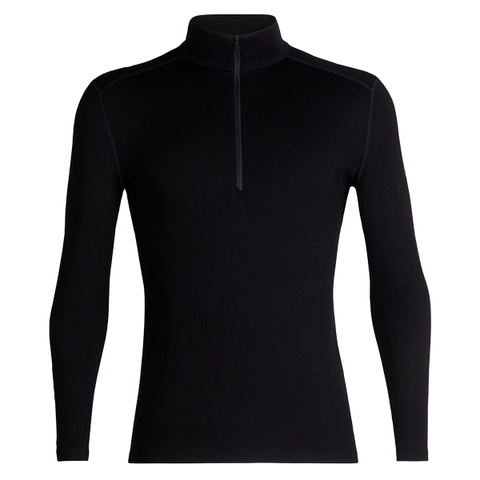 Icebreaker Long Sleeve Tech Half Zip schwarz