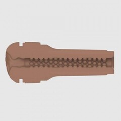 Мастурбатор KIIROO Feel Stroker, вульва, коричневый