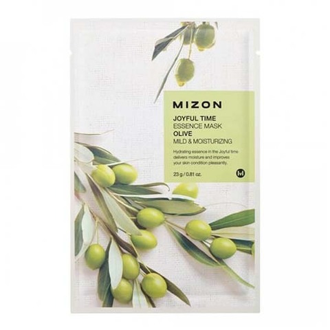 Mizon Joyful Time Essence Mask Olive - Тканевая маска для лица в экстрактом оливы