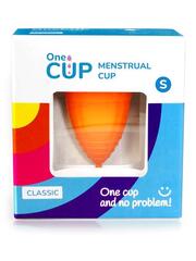 Оранжевая менструальная чаша OneCUP Classic - размер S - 