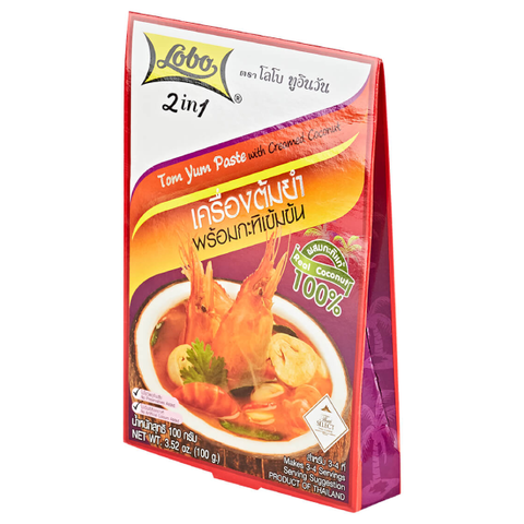 Набор специй для приготовления Том Ям с кокосовыми сливками LOBO Tom Yum Paste with Coconut, 100 гр