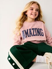 Толстовка для девочки Next K86-253, Розовый