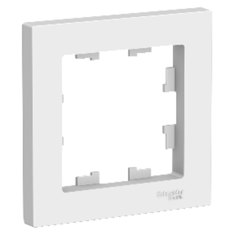 Рамка на 1 пост. Цвет Белый. Schneider Electric AtlasDesign. ATN000101