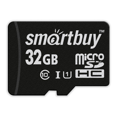 Карта памяти Smartbuy micro SDHC 32GB Class 10 UHS-I SB32GBSDCL10-00