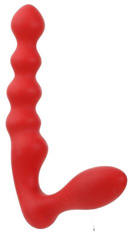 Красный силиконовый стимулятор PURRFECT SILICONE - 19 см. - Dream Toys Purrfect Silicone 20824