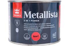 Краска Tikkurila Metallista (3 в 1) глянцевая база С (0,4л) ПОД КОЛЛЕРОВКУ