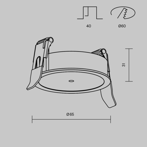 Аксессуар Maytoni Accessories for pendant PA001-RS-B