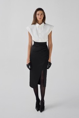 Юбка-карандаш из тафты