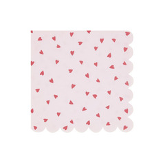 Салфетки большие “Сердечки” 16 шт. (2025)