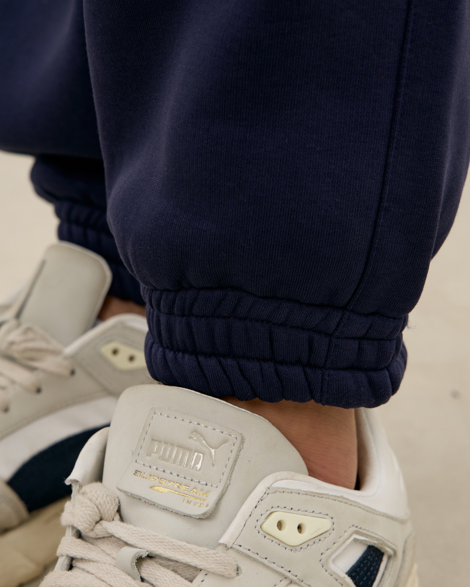 Брюки с начесом MAN, синие