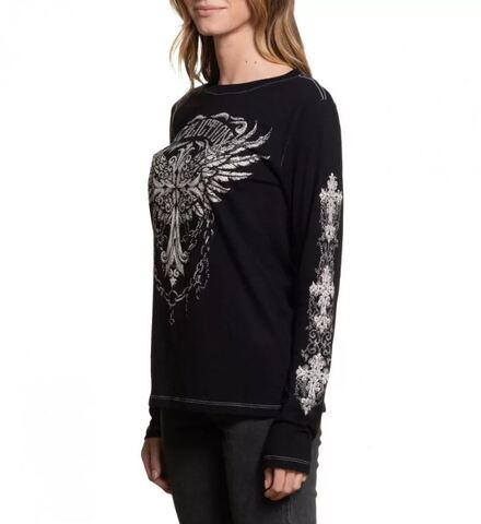 Affliction | Футболка лонгслив женская Empower AW26596 слева
