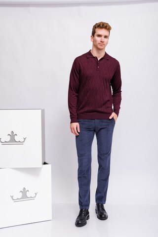 CUDGI Поло в выработку из шерсти с тенселом на пуговицах