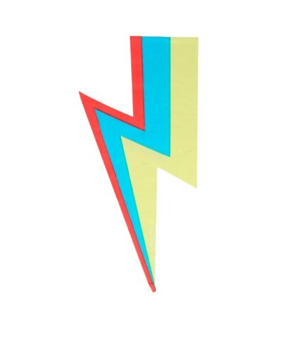 Салфетки в форме молнии 