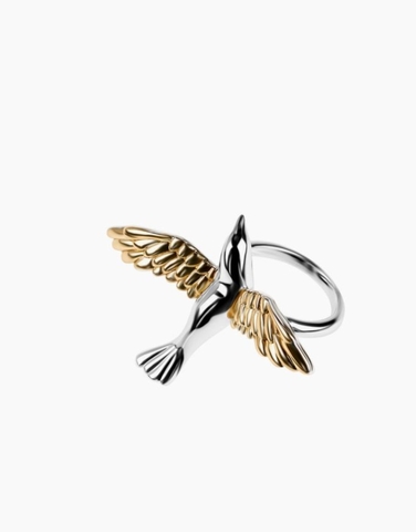 84548 - Кольцо ПТИЦА в стилистике POISON DROP