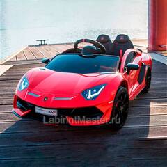 Детский электромобиль " Lamborghini HL328" красный