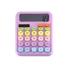 
          Калькулятор Alingar 12 разрядов, 158*125*18 мм, двойное питание, розовый, ААА батарея не комплекте