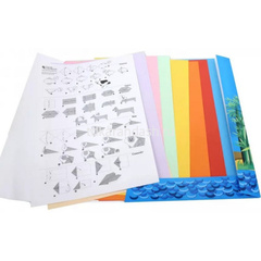 Набор бумаги для оригами и аппликации А4 10цв 10л 