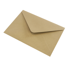 Конверт бумажный, Перламутр, Крафт, 120 г, 13,5*19 см, 5 шт.
