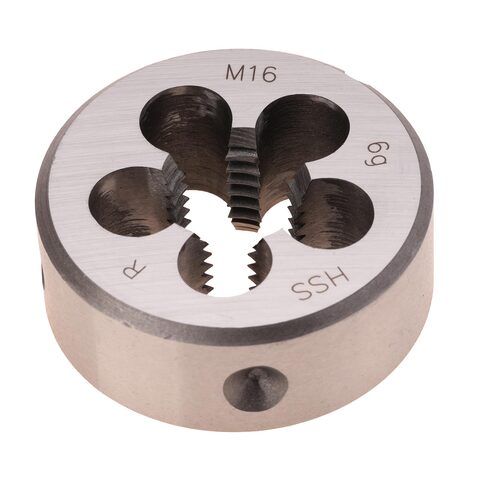 Плашка М16х2,0 DINEN22568 HSS 6g 45х18мм Terrax by Ruko 237160TX