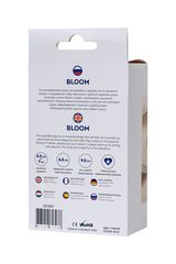 Синяя силиконовая расширяющая анальная втулка Bloom - 9,5 см. - 