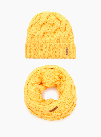 Комплект: шапка и снуд