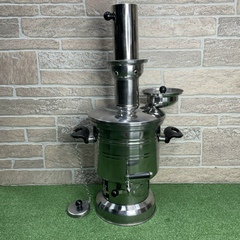 Самовар дровяной Zarifis 3.5 л (Нержавеющая сталь, Турция)