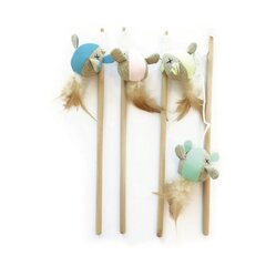 Mpets Игрушка-дразнилка для кошек NATURA мышь 35 см