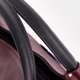 Сумка Саломея 362 наппа бордо + черный