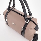 Сумка Саломея 127 норвежский тауп + черный