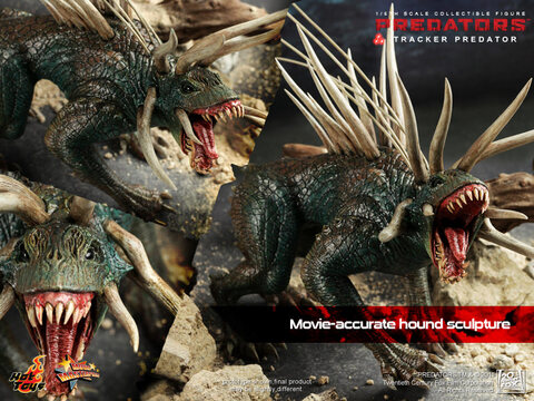 Фигурка Хищник Следопыт с гончей из фильма Хищники Hot Toys