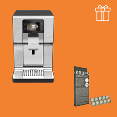 Автоматическая кофемашина Krups EA879EE0+Чистящее средство XS300010